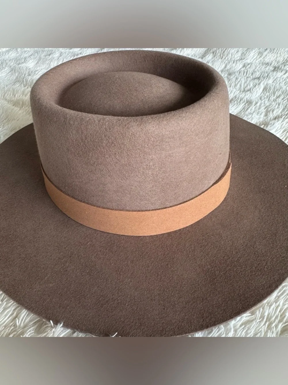 Lack of Color NWT The Mirage Boater Hat Brown Unisex 57cm M Wool